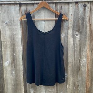 Sweaty Betty tank with open cross cross back